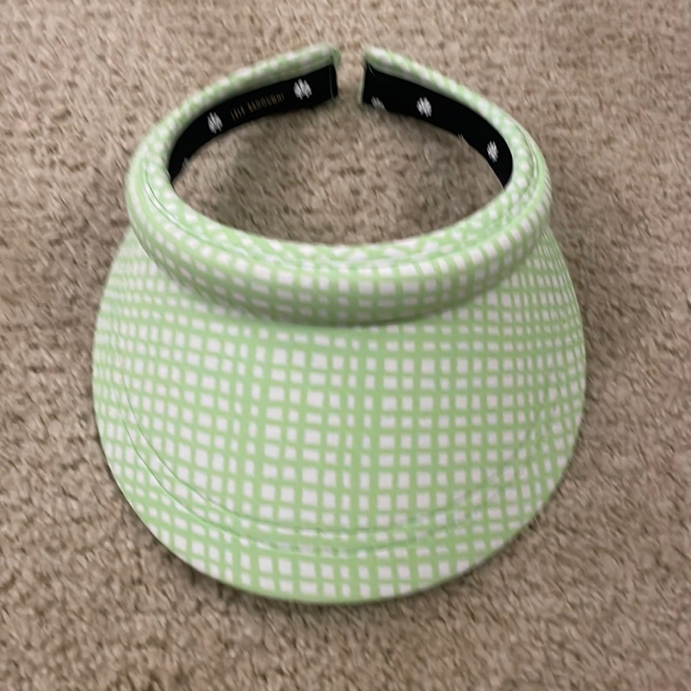 Lele Sadoughi for Solid and Striped Visor NWOT